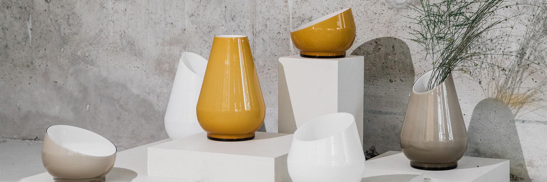 Glass vases and bowls - FÓLK Reykjavik