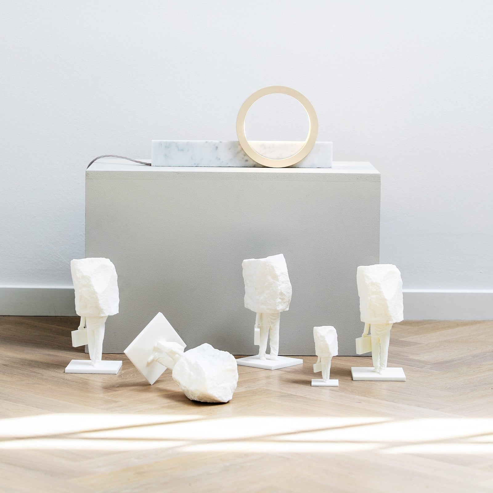 Composition Table Light in White Marble - FÓLK Reykjavik