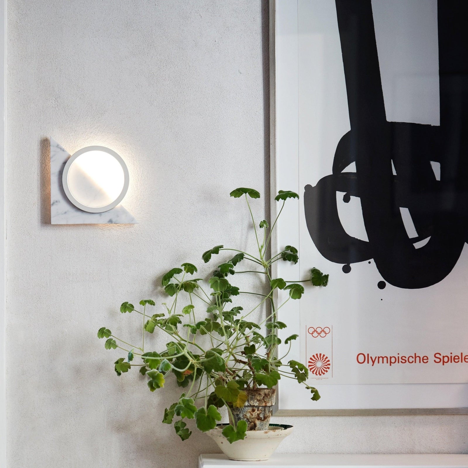 Composition Wall Light - Triangle White - FÓLK Reykjavik