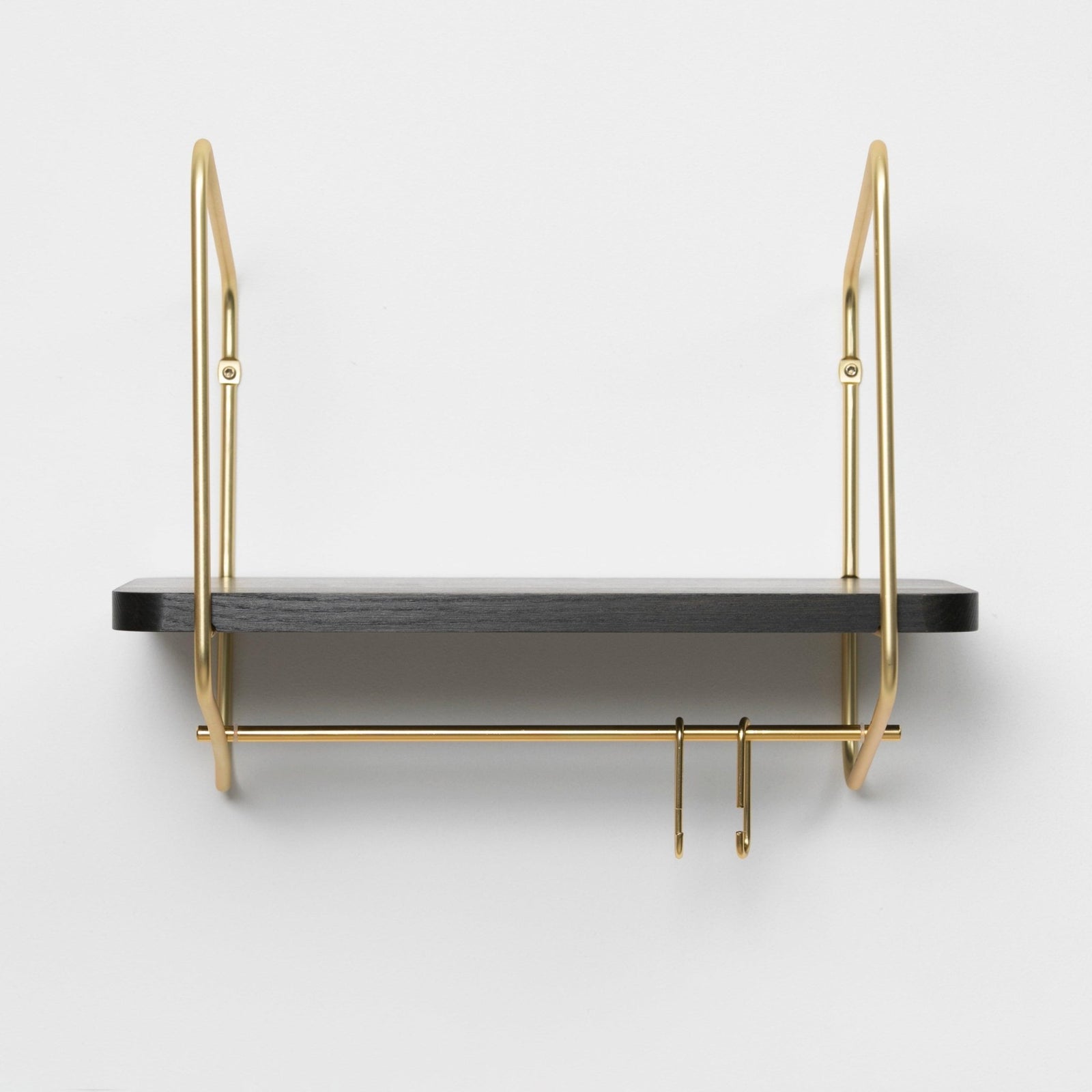 Urban Nomad Wall Shelf / 42x24 cm / Gold / Black - FÓLK Reykjavik