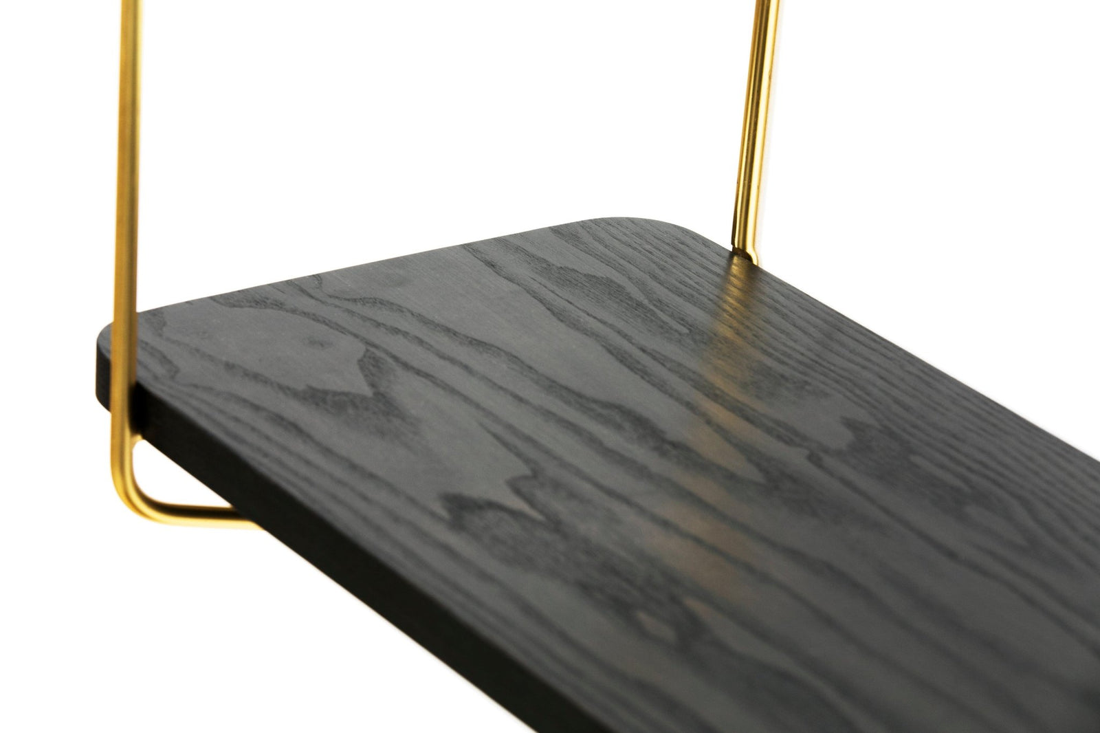 Urban Nomad Wall Shelf / 68x24 cm / Gold / Black - FÓLK Reykjavik